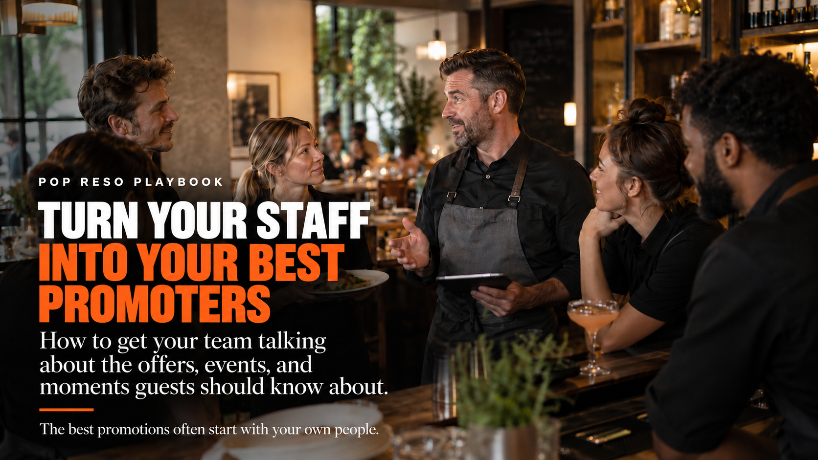 Image of a pre-shift staff meeting