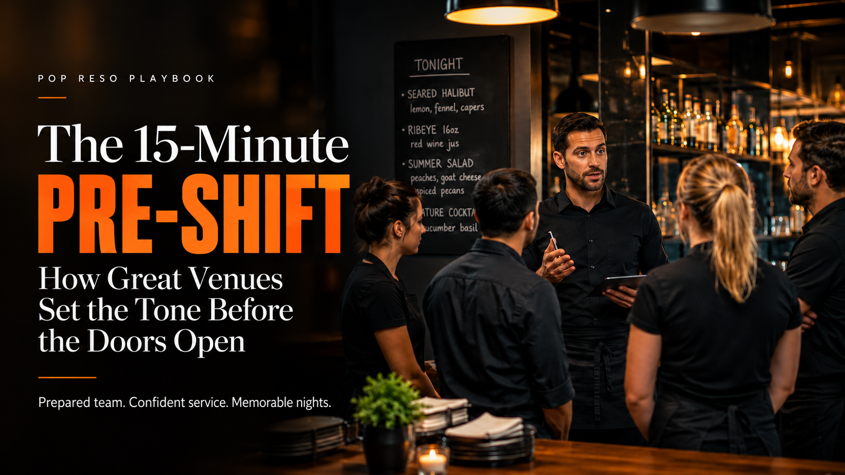 The 15-Minute Pre-Shift: How Great Restaurants Set the Tone Before the Doors Open